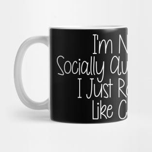 Cat Funny Humor Gift Present Awkward Mug